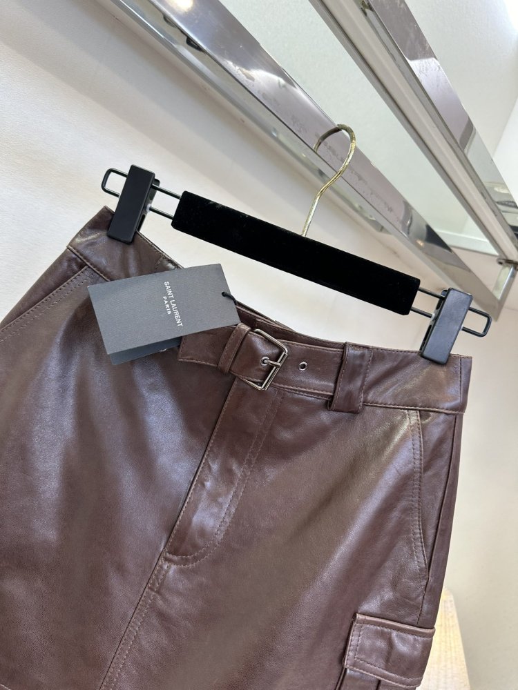 Skirt leather фото 5