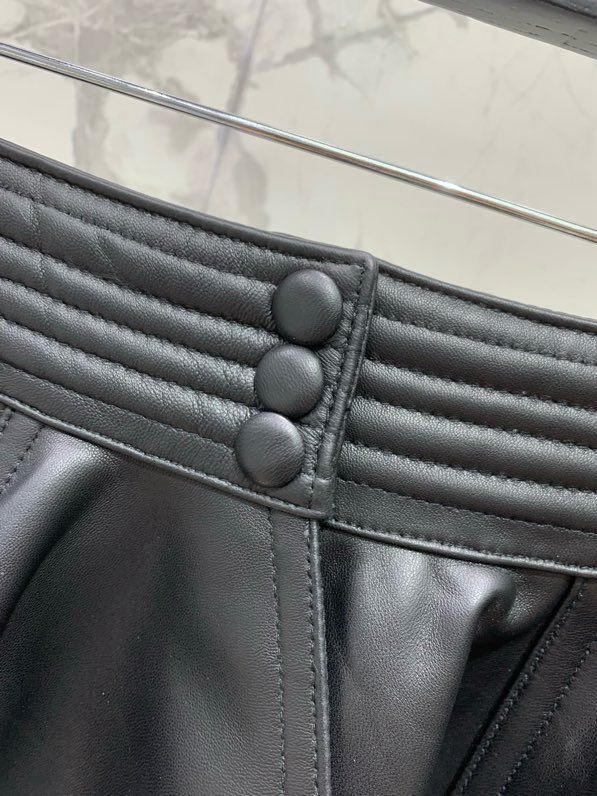 Юбка кожаная фото 7