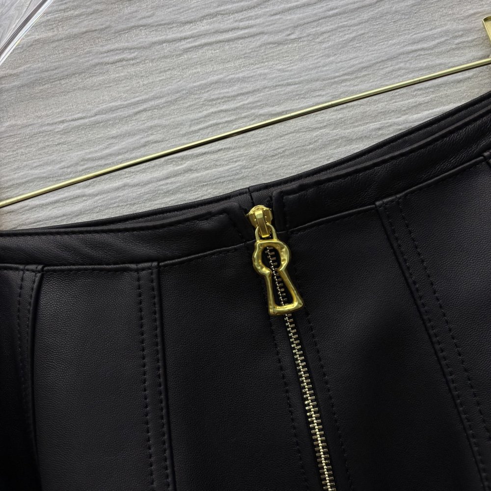 Юбка кожаная фото 8