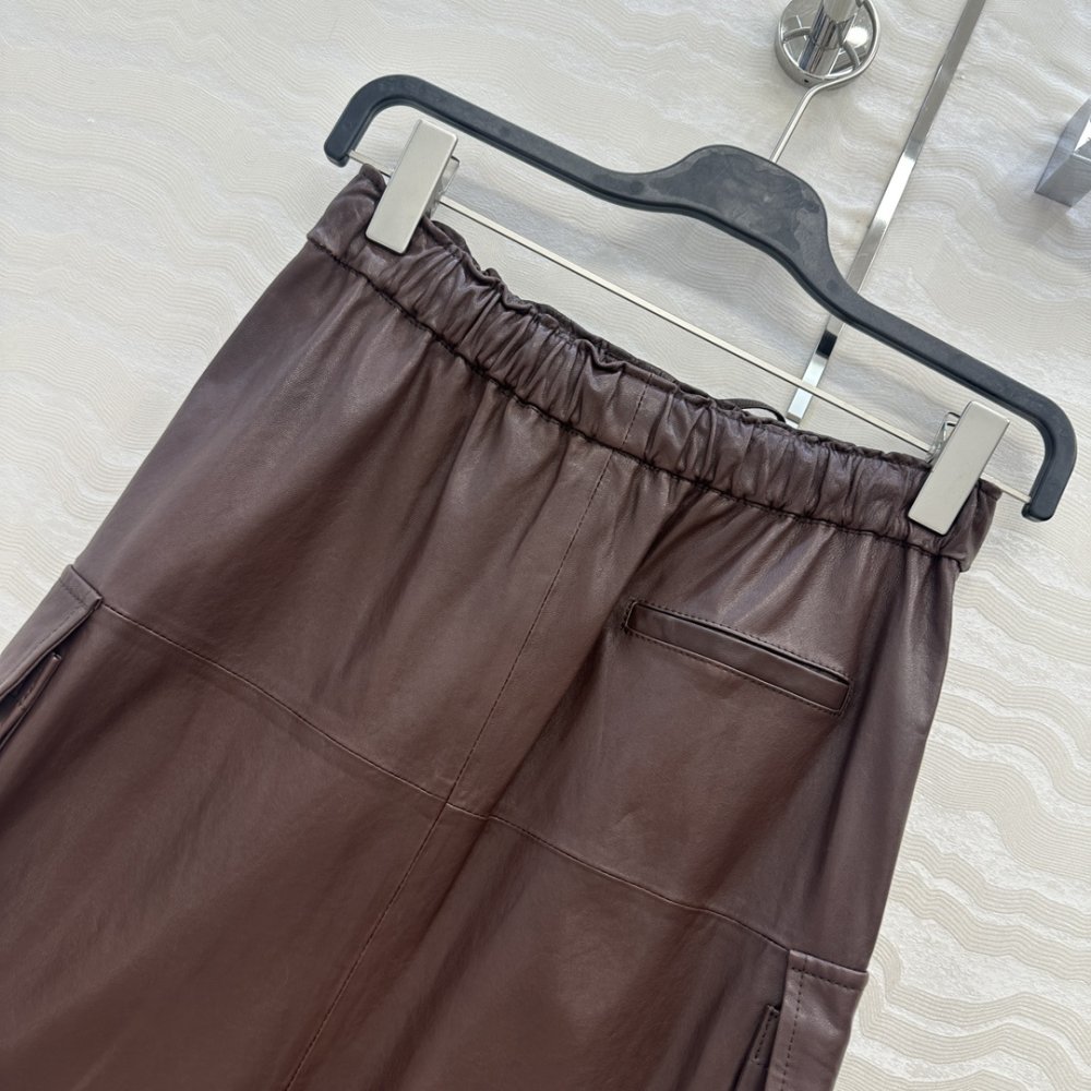 Юбка кожаная фото 9