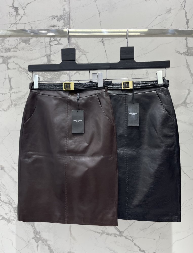 Skirt leather фото 9