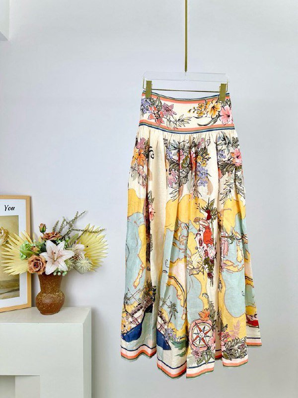 Skirt linen of series CAMILLA