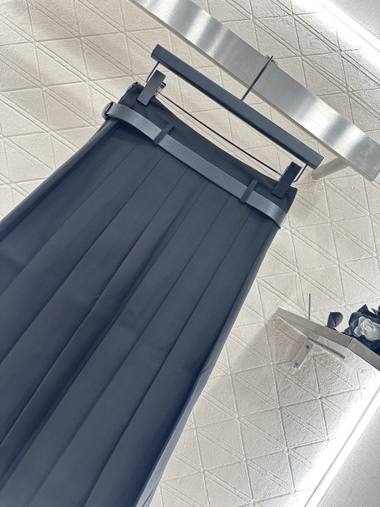 Юбка миди с поясом фото 8