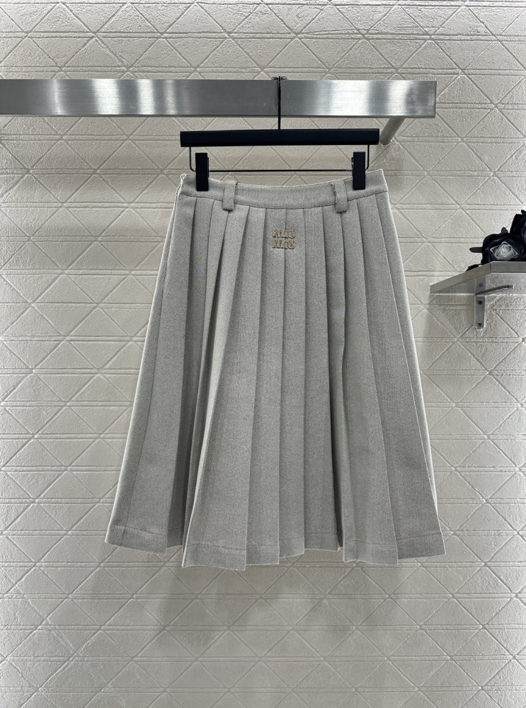 Юбка миди с высокой талией фото 2