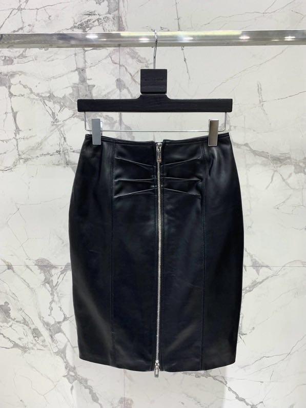 Skirt on lightning leather фото 3