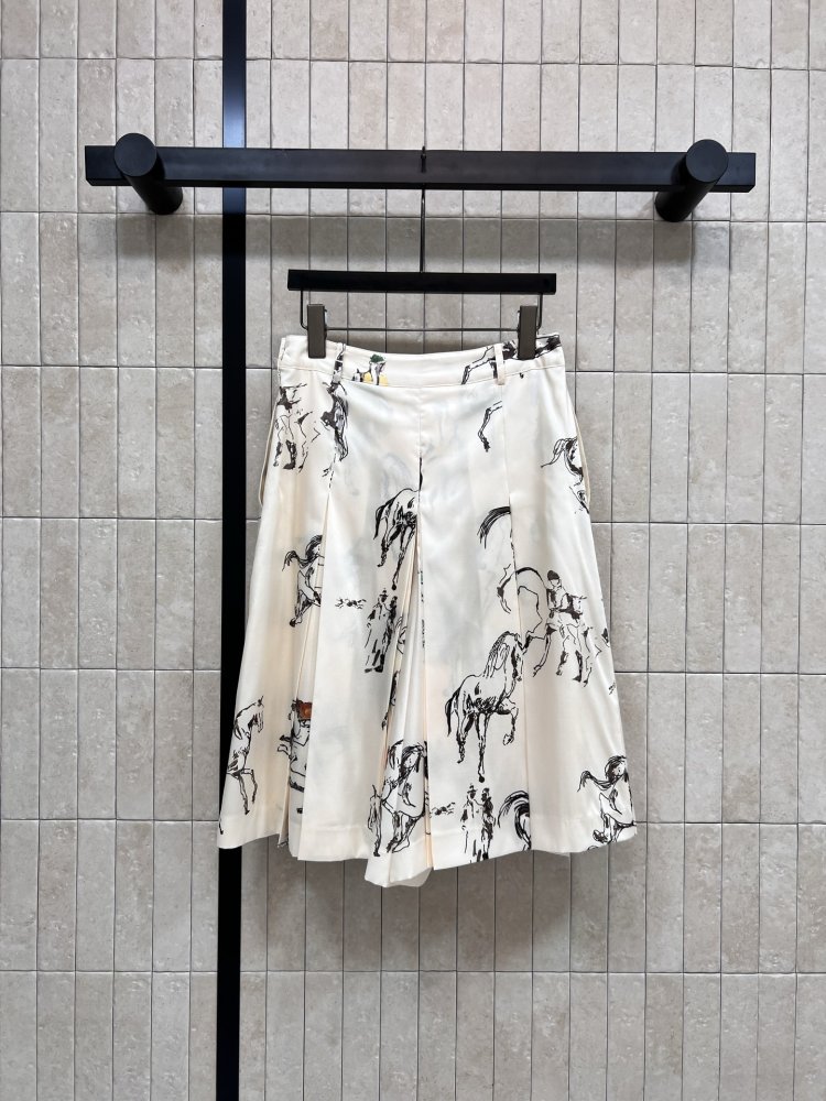 Юбка с высокой талией и плиссировкой фото 7