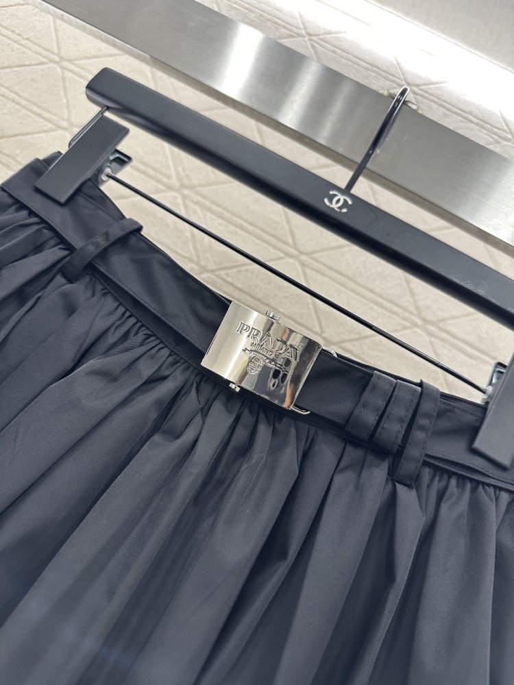 Юбка с высокой талией и поясом фото 7