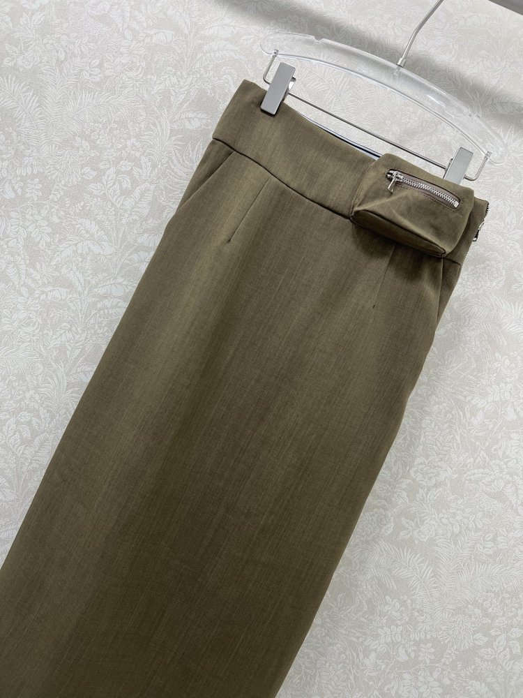 Юбка с высокой талией и сумкой на поясе фото 4