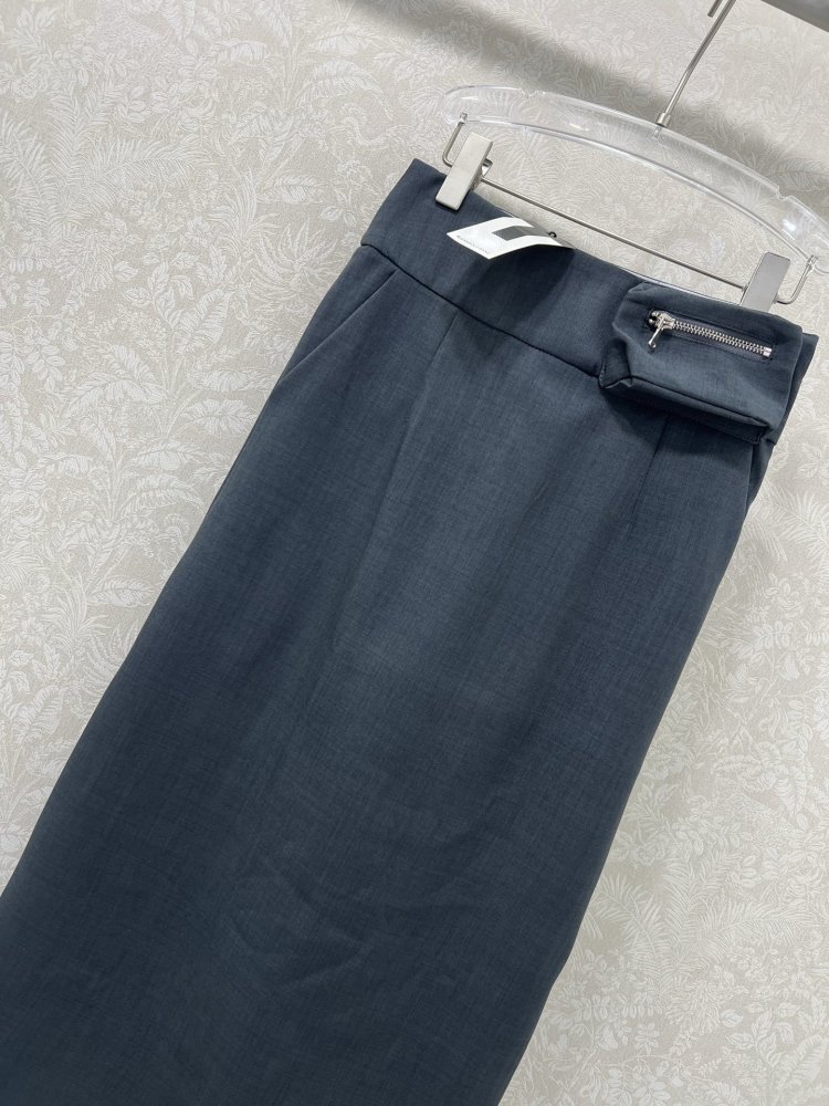 Юбка с высокой талией и сумкой на поясе фото 4