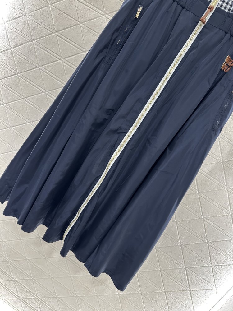 Юбка с высокой талией на молнии фото 5