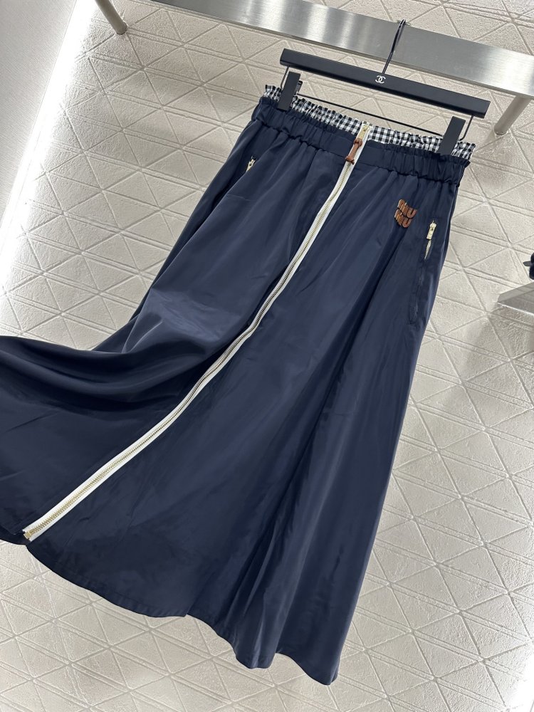 Юбка с высокой талией на молнии фото 6