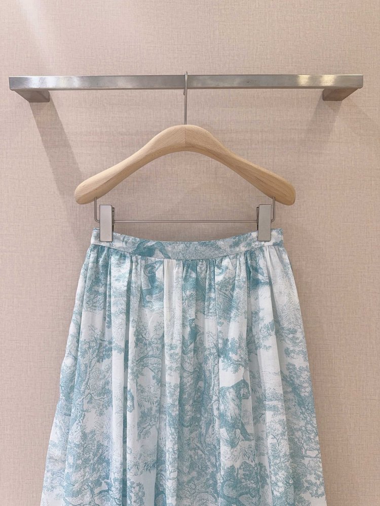 Юбка средней длины с высокой талией и плиссировкой фото 2