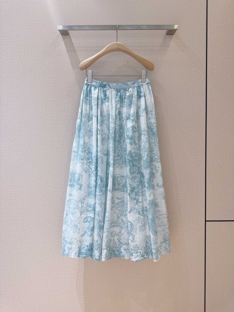 Юбка средней длины с высокой талией и плиссировкой фото 4