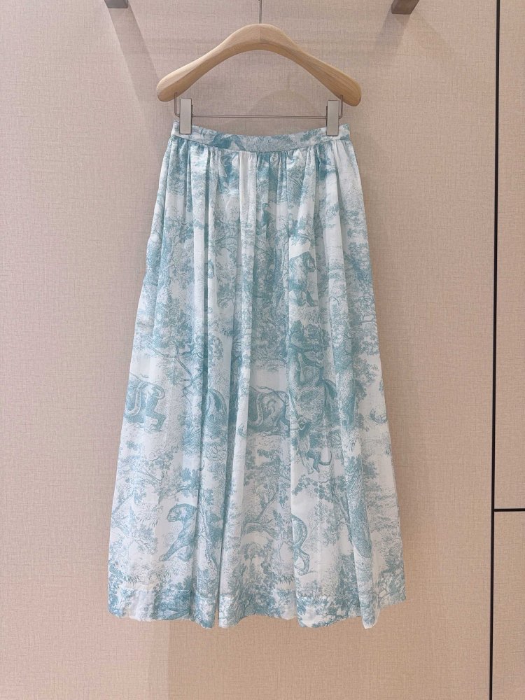 Юбка средней длины с высокой талией и плиссировкой фото 5