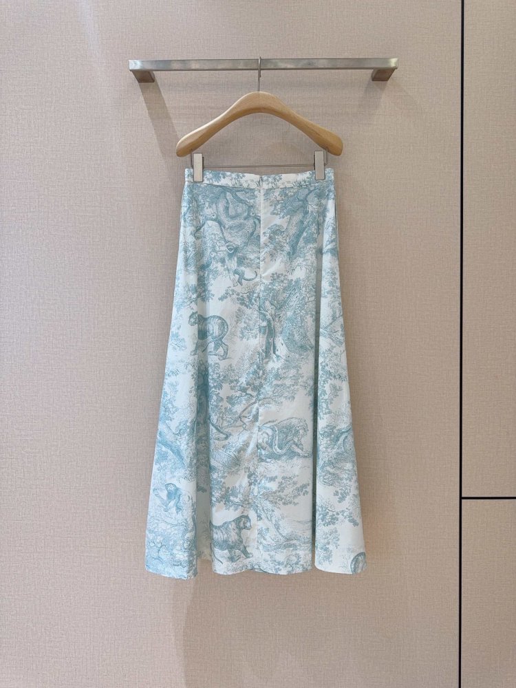 Юбка средней длины с завышенной талией фото 4