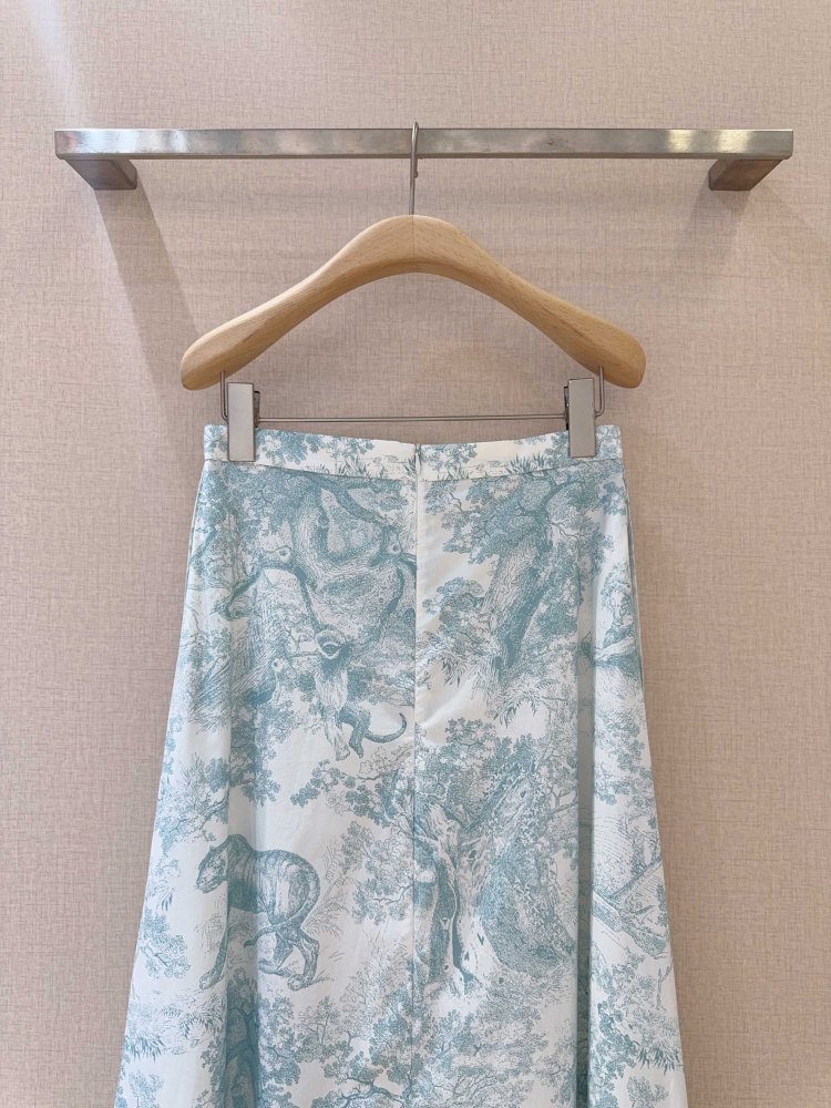 Юбка средней длины с завышенной талией фото 5