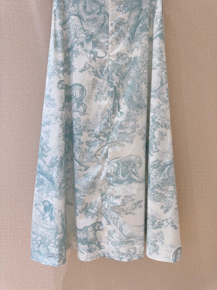 Юбка средней длины с завышенной талией фото 6