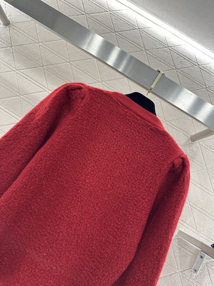 Кардиган з в'язки з пір'ям фото 4