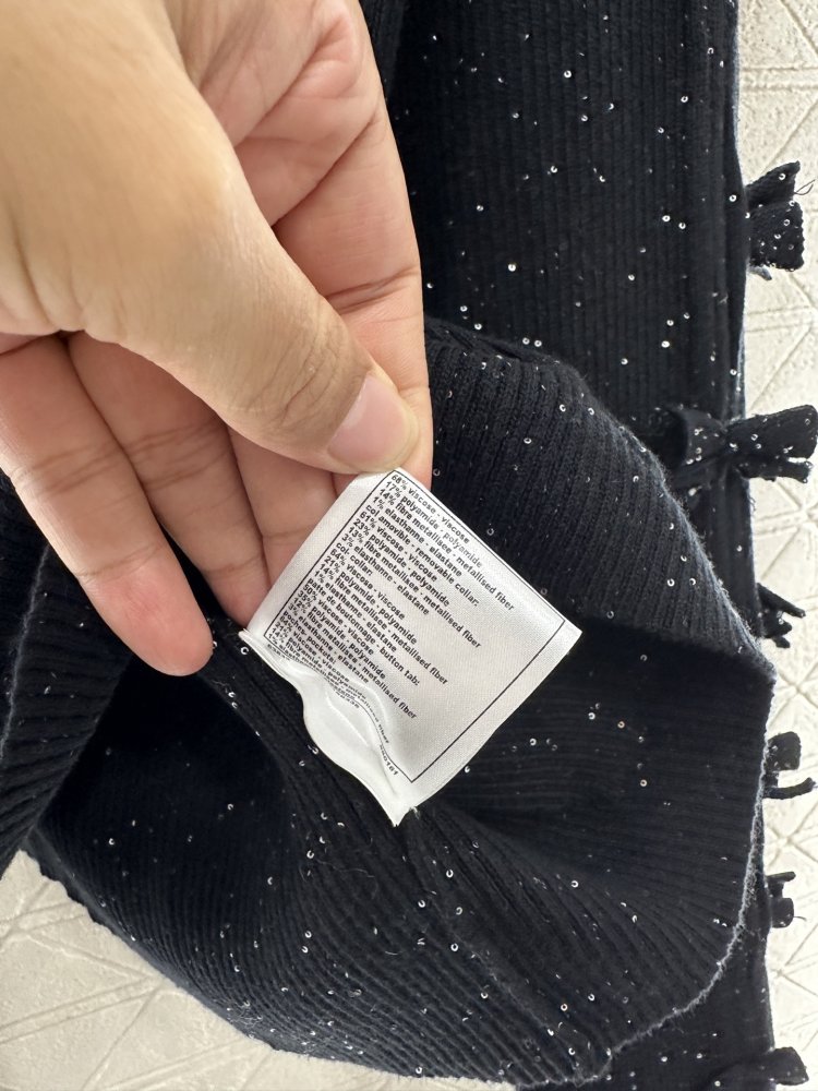 Кардиган с бантом из пайеток фото 9