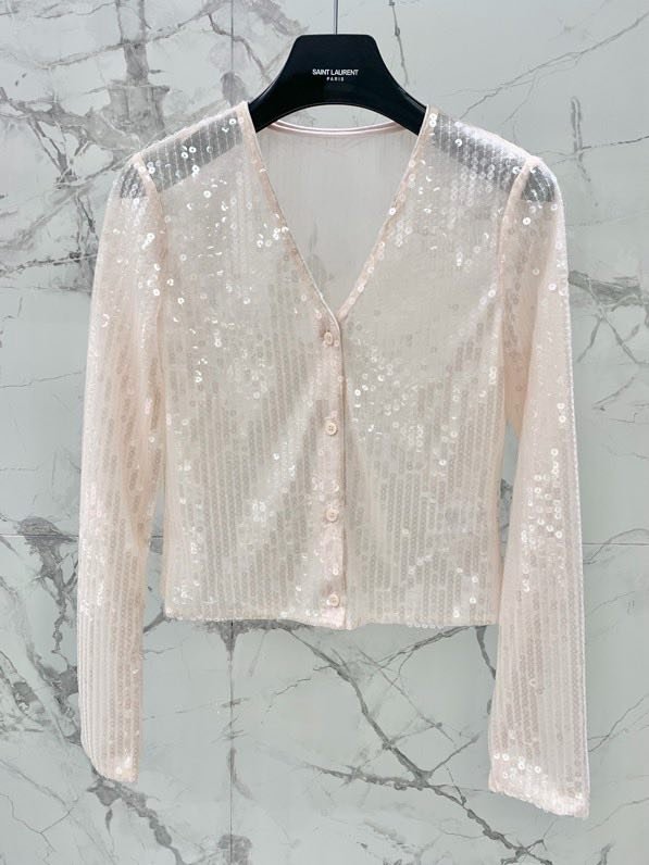 Cardigan from paillettes фото 6