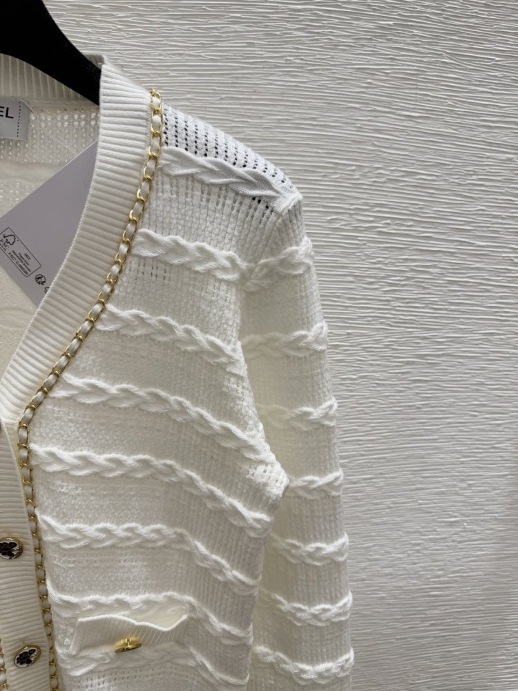 Кардиган з V-образним вирізом і довгими рукавами фото 6