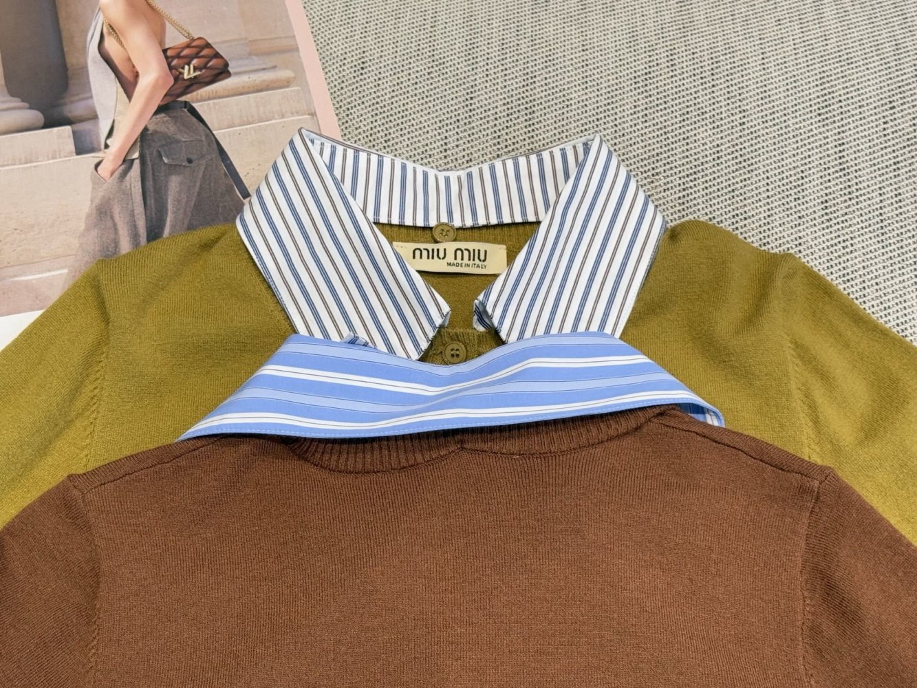 Cardigan from collar фото 10