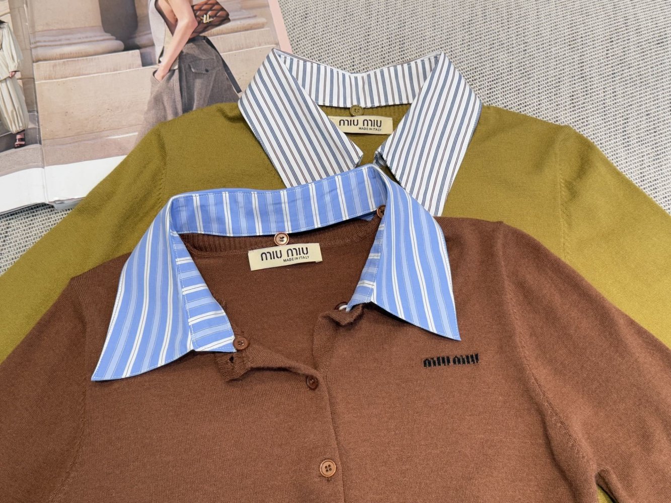 Cardigan from collar фото 5