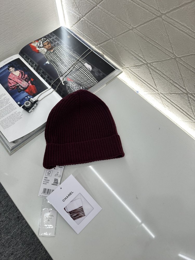 Кашеміру в'язана шапка фото 6