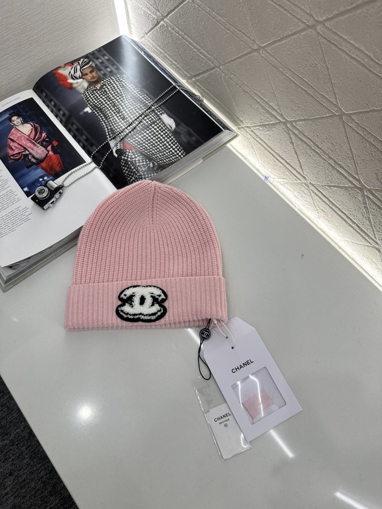 Кашеміру в'язана шапка фото 7