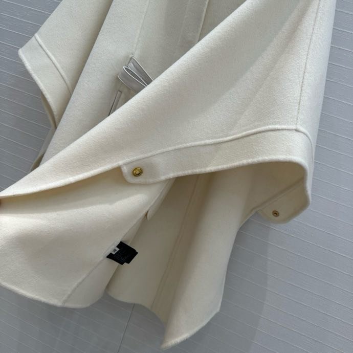 Кашемировое пальто накидка фото 4