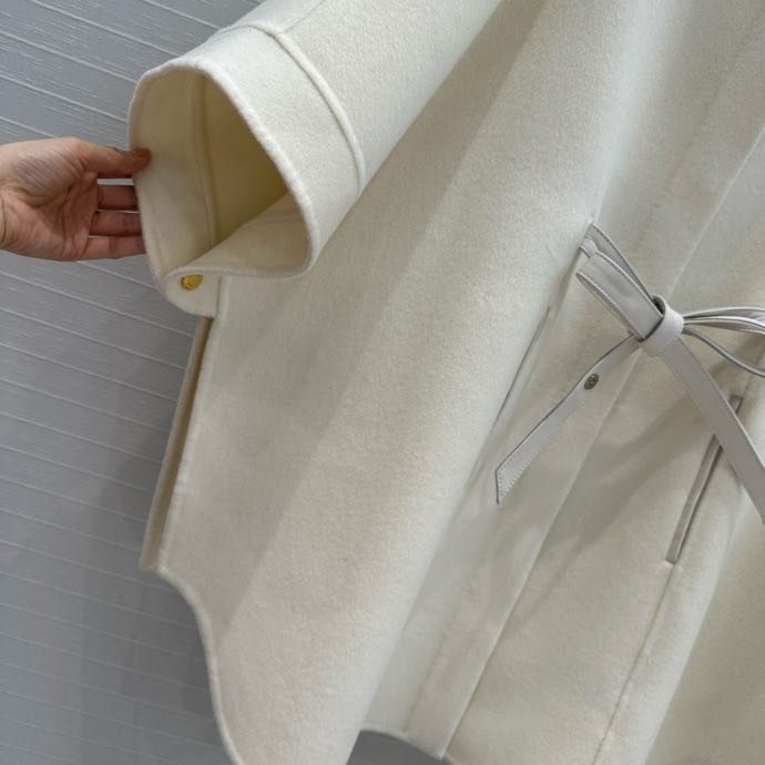 Кашемировое пальто накидка фото 8