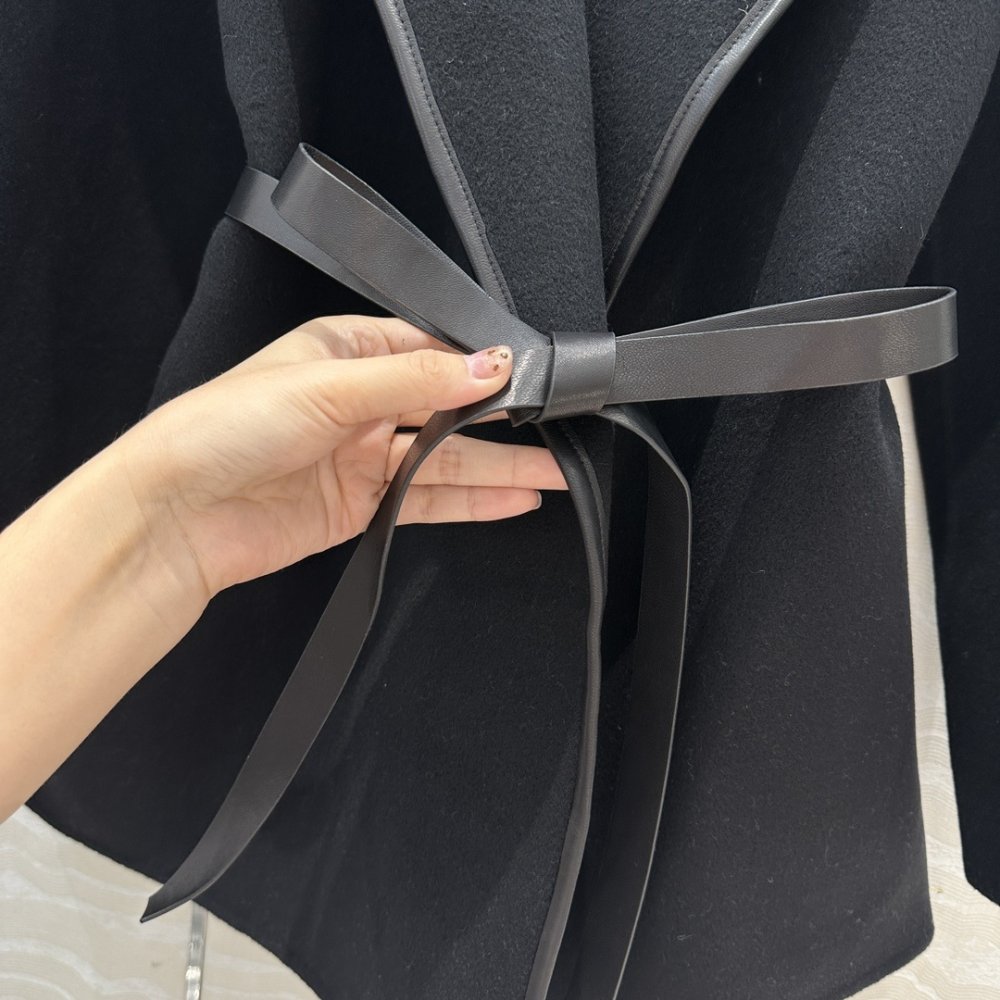 Cashmere coat from hood фото 7