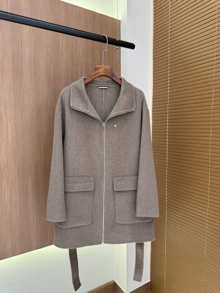 Кашемірове пальто жіноче фото 3