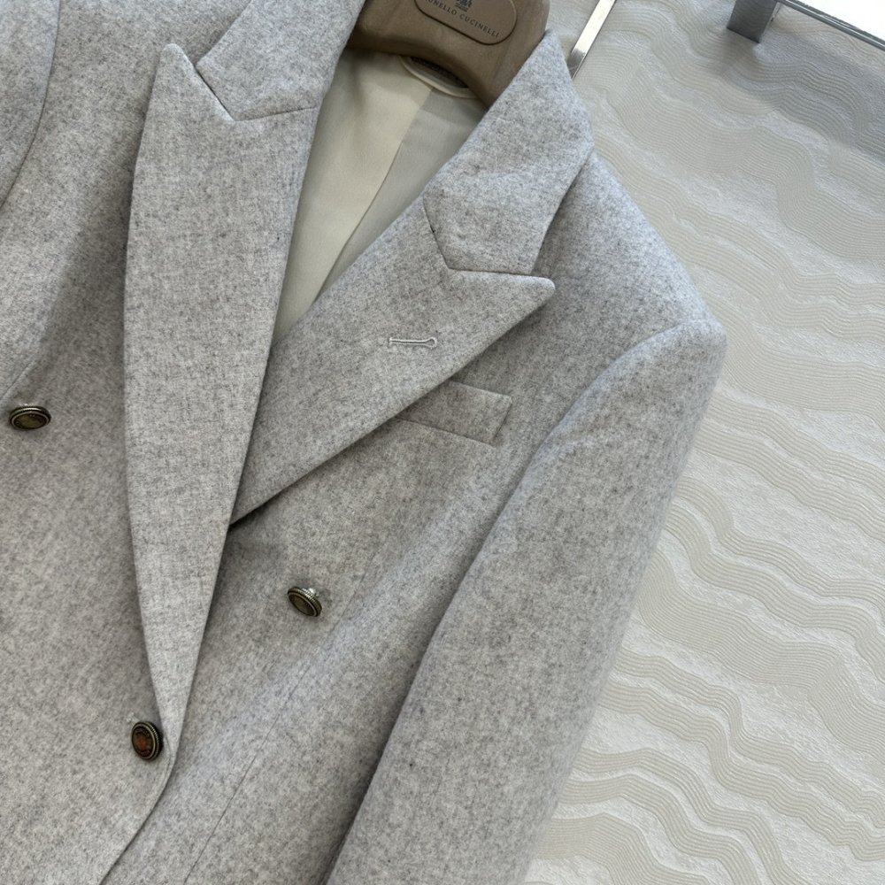 Кашемировый блейзер женский фото 3