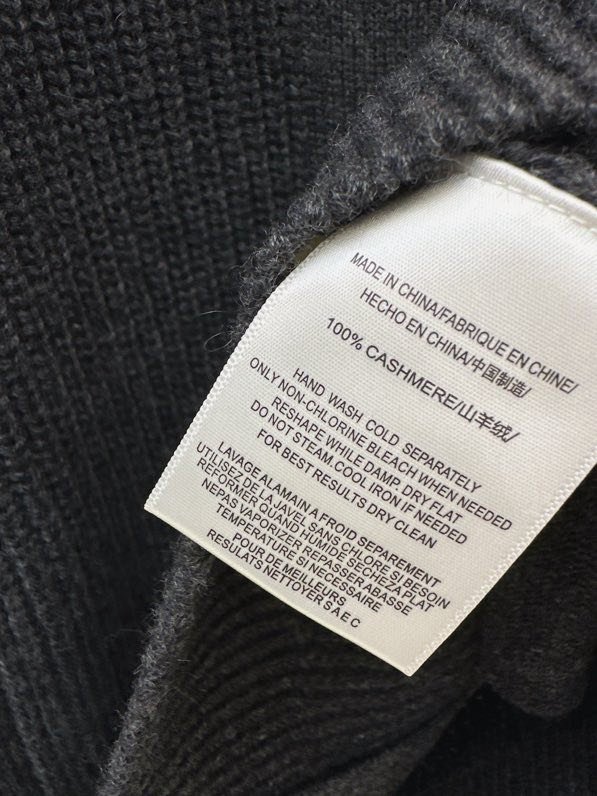 Кашемировый кардиган с кожаными пуговицами фото 8