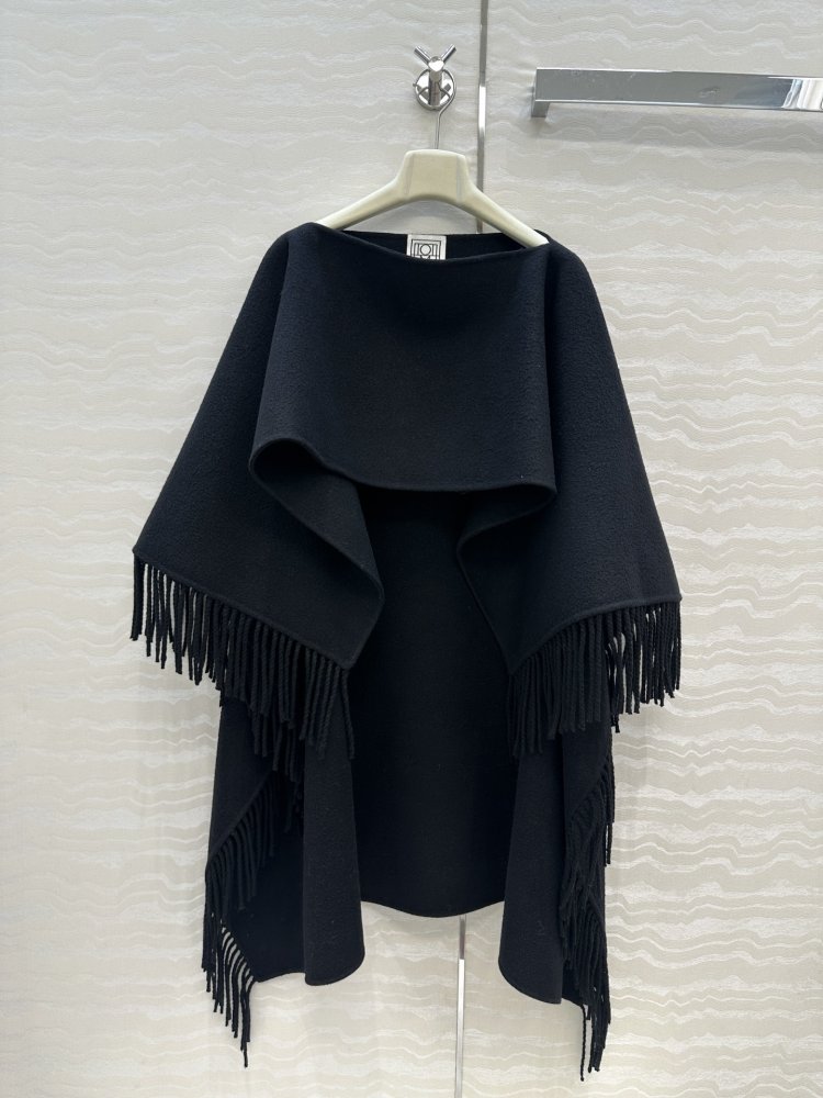 Кашемировый пончо