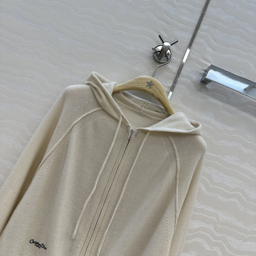 Cashmere pullover from hood фото 2