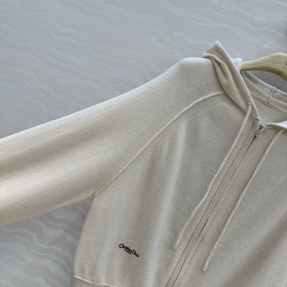 Cashmere pullover from hood фото 3