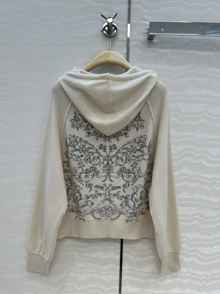 Cashmere pullover from hood фото 8