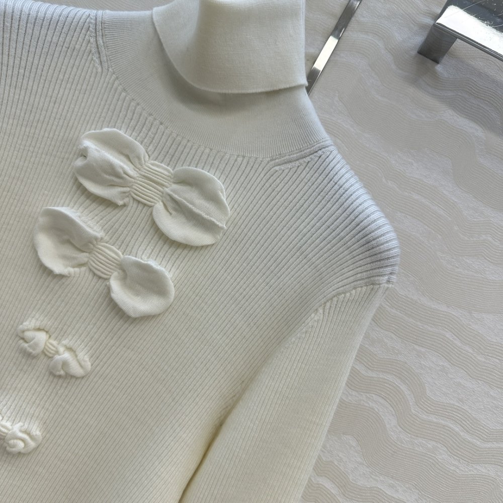 Кашеміру светр з високим коміром фото 3