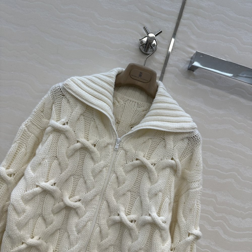 Кашемировый свитер женский на молнии фото 2