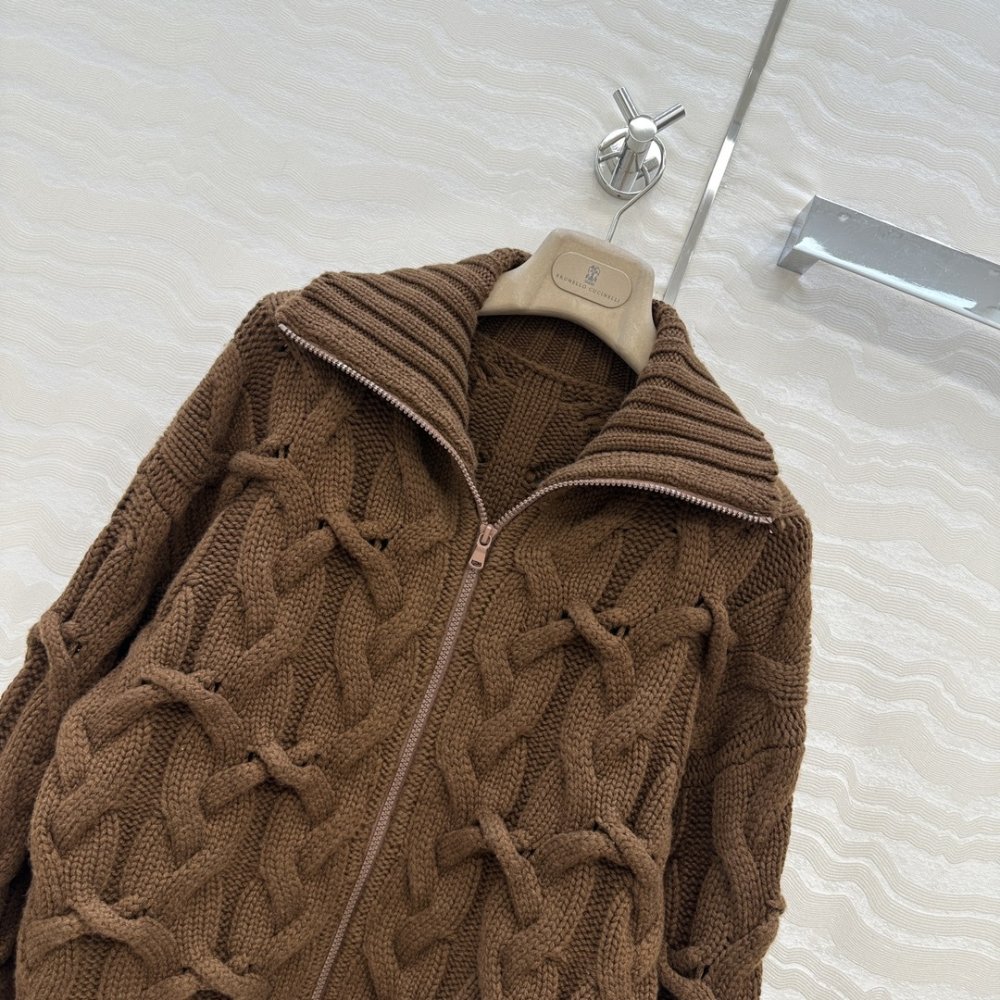 Кашемировый свитер женский на молнии фото 2