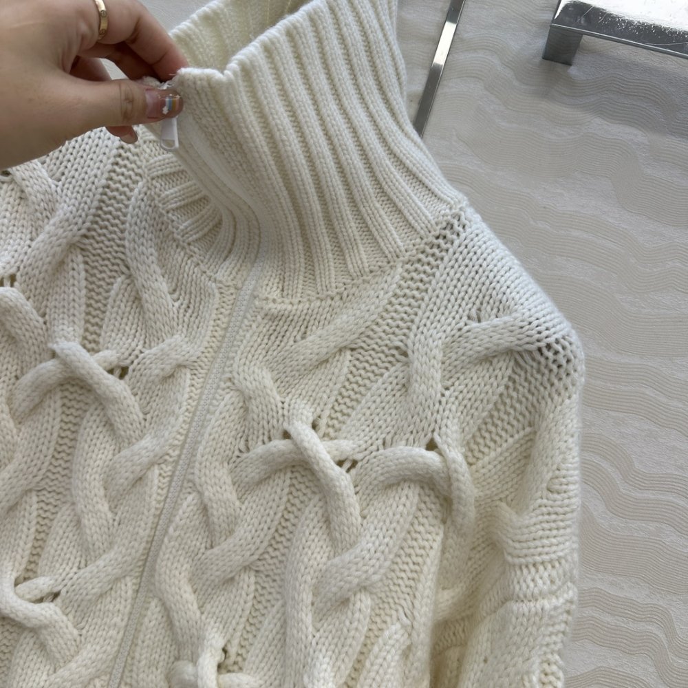 Кашемировый свитер женский на молнии фото 4