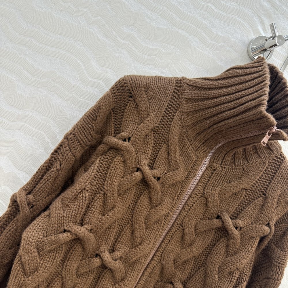 Кашемировый свитер женский на молнии фото 4
