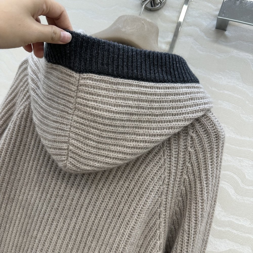 Кашемировый свитер женский на молнии фото 9