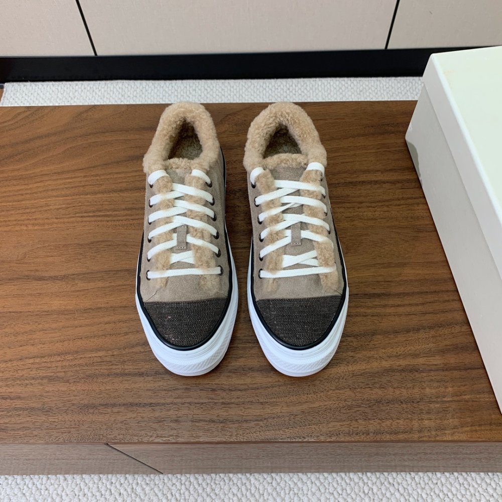 Кеды на меху зимние женские