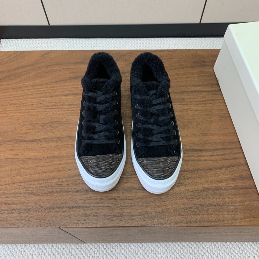 Кеды на меху зимние женские