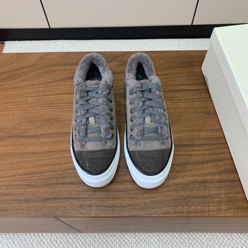 Кеды на меху зимние женские