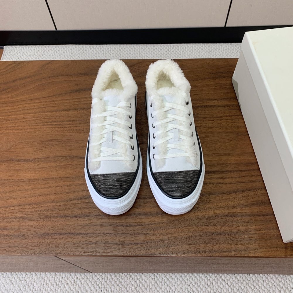 Кеды на меху зимние женские