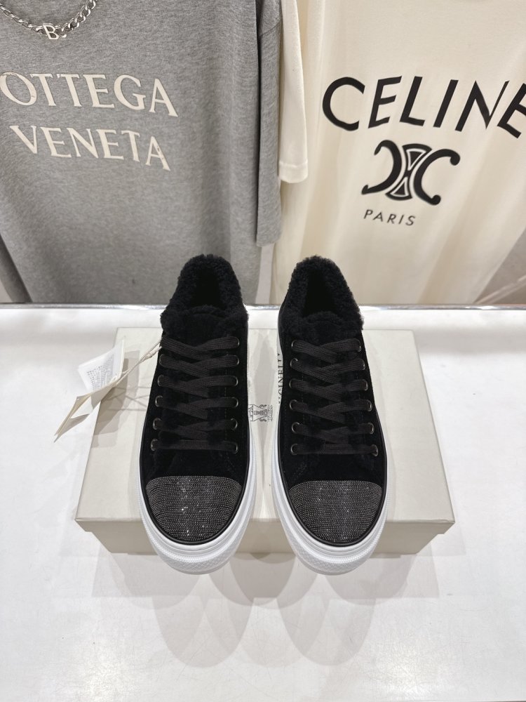 Кеды на меху зимние женские